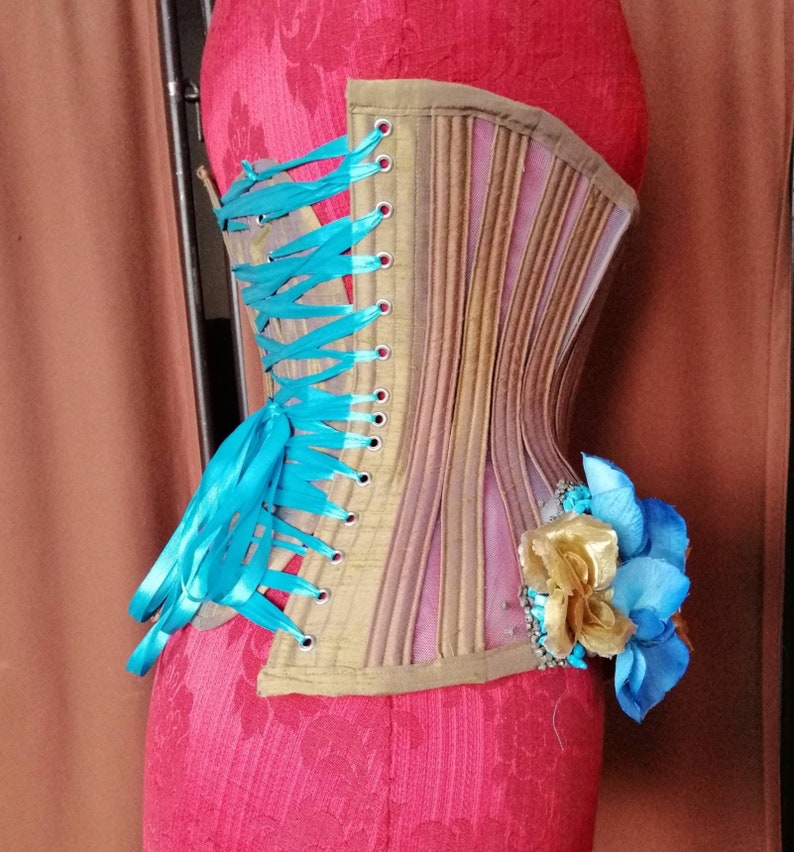 Fool's Gold Underbust Corset 18 Inch Waist Etsy UK