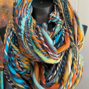 Filato artistico Canyon Cliffs da 8,5 oz, filato a mano in TNT, fibra tessile filata a mano