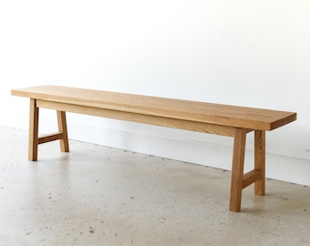 Modern Trestle Bench