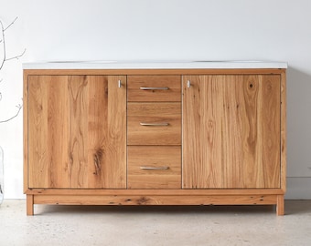 60&quot; Bathroom Vanity / Double Sink Console / Reclaimed Wood Vanity