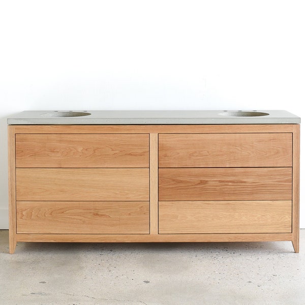 Mid Century Bathroom Vanity - Etsy