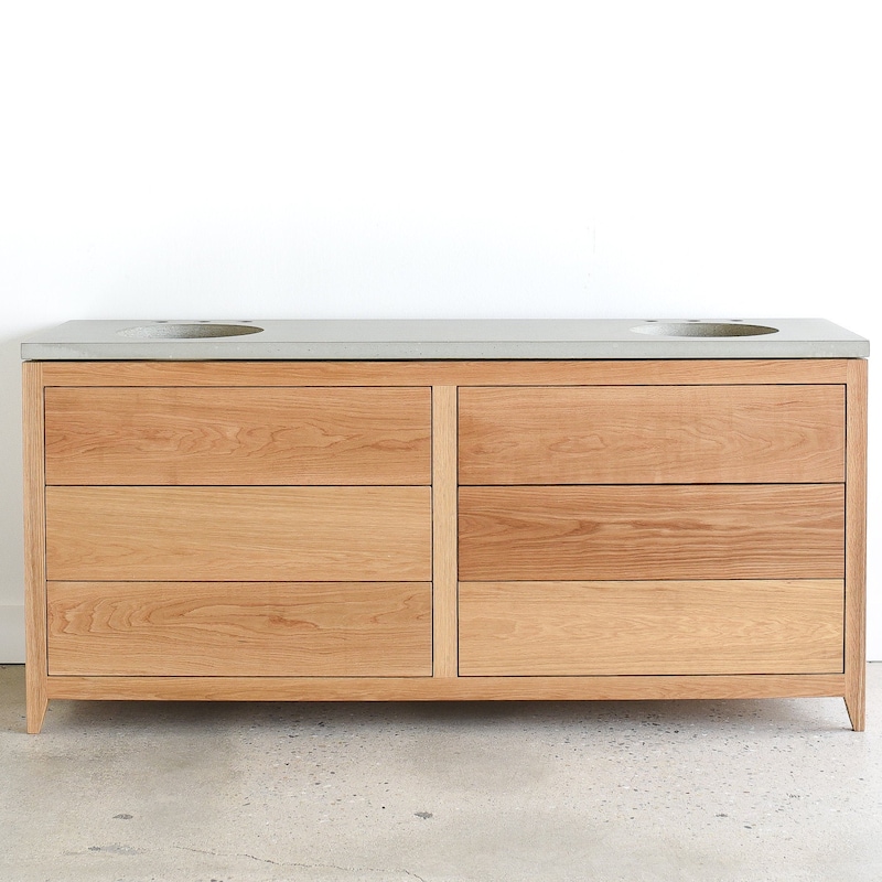 Mid Century Bathroom Vanity - Etsy