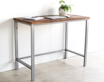 Industrial Reclaimed Wood Standing Desk