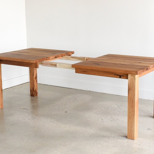 Extendable Dining Table Made From Reclaimed Wood 20 - Etsy