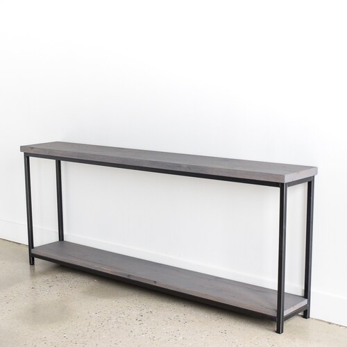 Farmhouse Reclaimed Wood Console Table Etsy