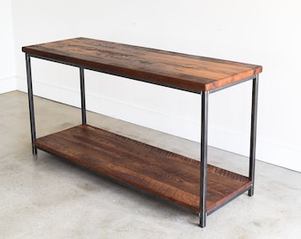 Stoic Reclaimed Wood Media Console / Lower Shelf