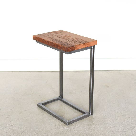 Reclaimed wood end table etsy deals