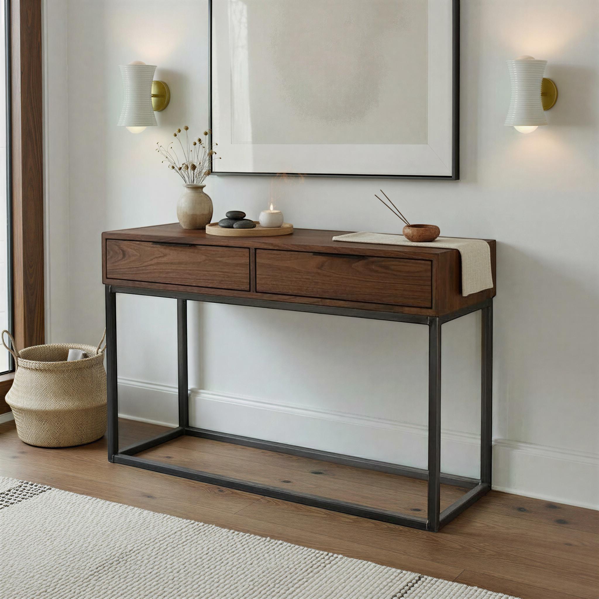 Storage Console Table With Box Frame - Etsy