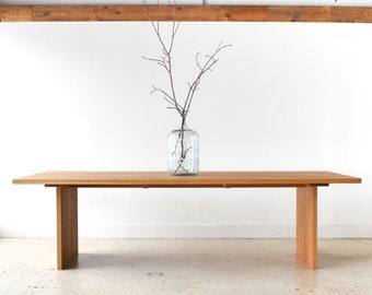 Rounded Corner Timber Dining Table