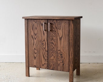 Two-Door Wood Storage Cabinet