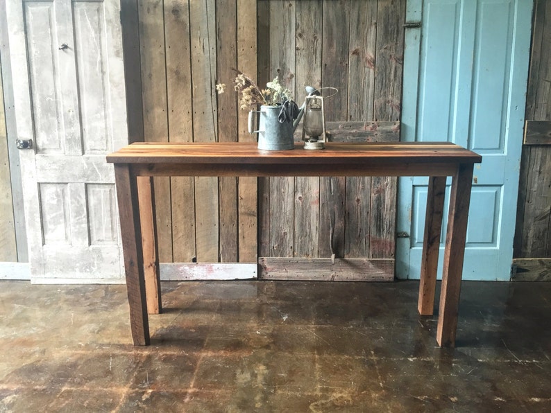 Farmhouse Reclaimed Wood Console Table image 3