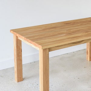 Rustic Farmhouse Kitchen Table / Reclaimed Wood Plank Dining Table - Etsy