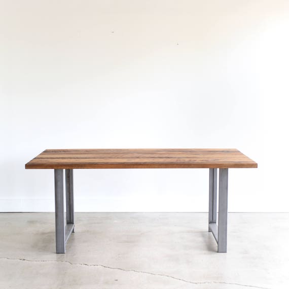 A counter-height industrial woodcraft table is a beautiful and practical addition to your craft storage furniture. 