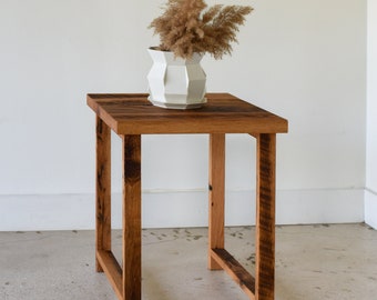 Modern Solid Wood End Table