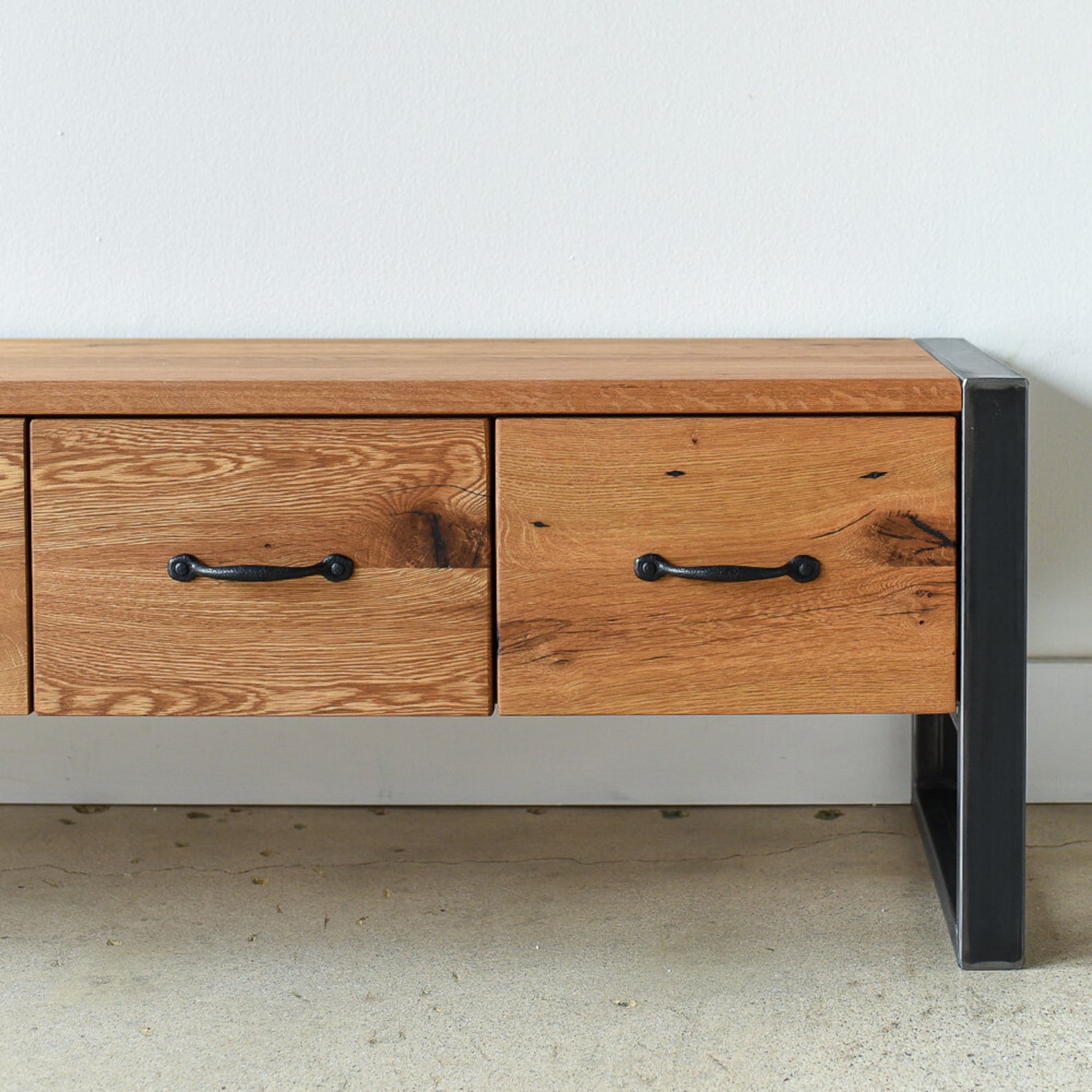 Industrial Entryway Bench Made From Reclaimed Wood Etsy