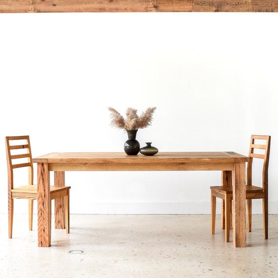 Reclaimed Wood Dining Table Farmhouse Dining Table Etsy