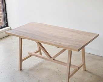 Modern Trestle Dining Table