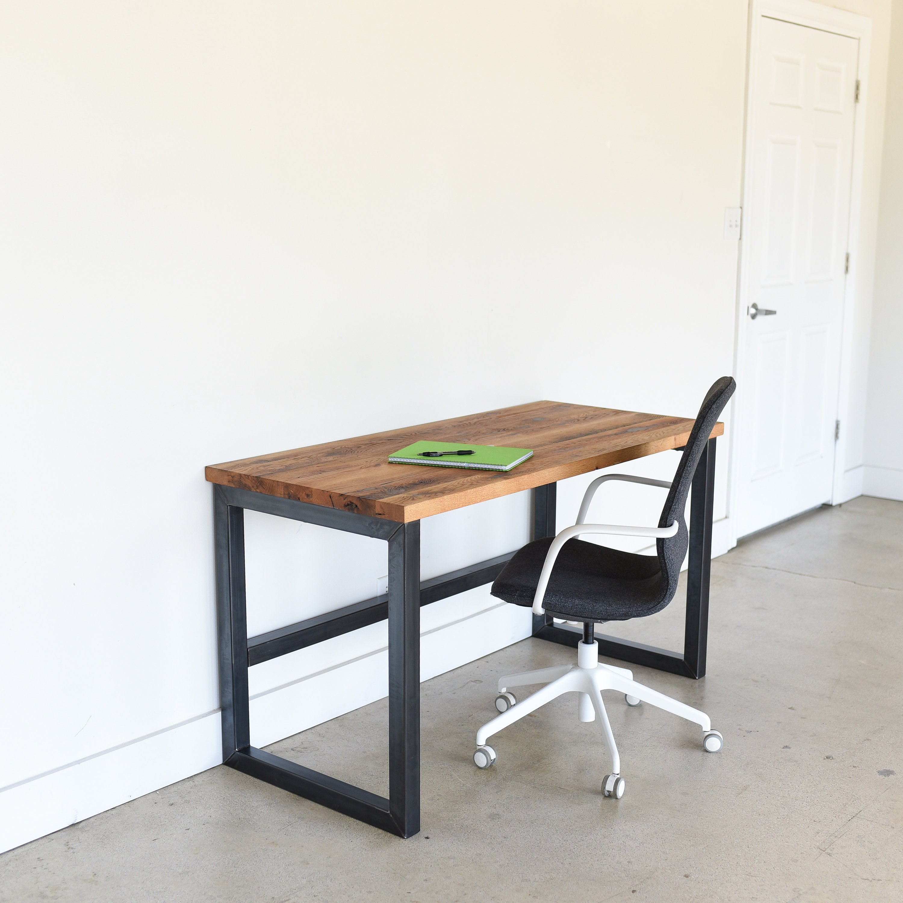 Industrial Wood Desk 2 X 2 Metal Frame – What We Make, 40% Off