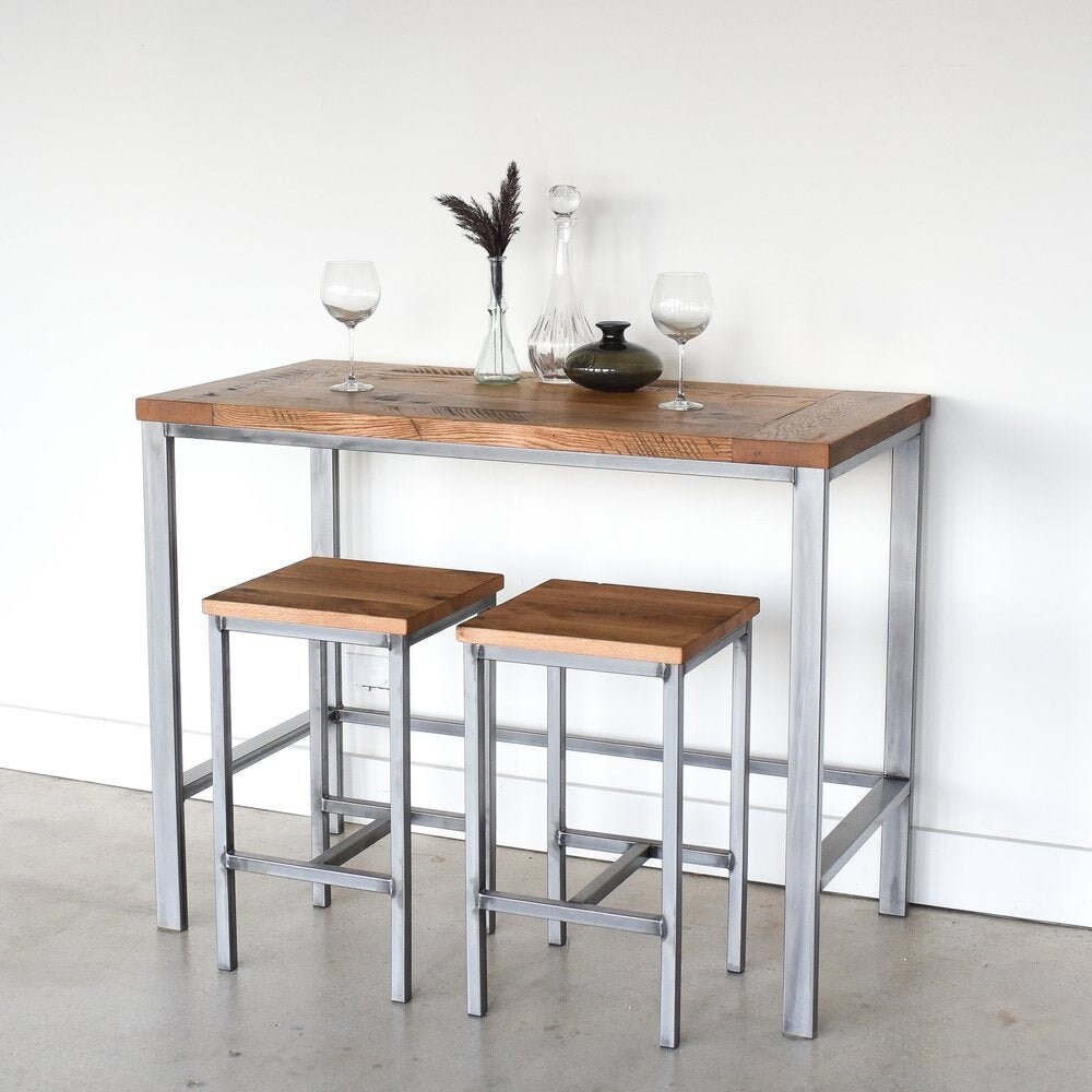 Silver pub table outlet