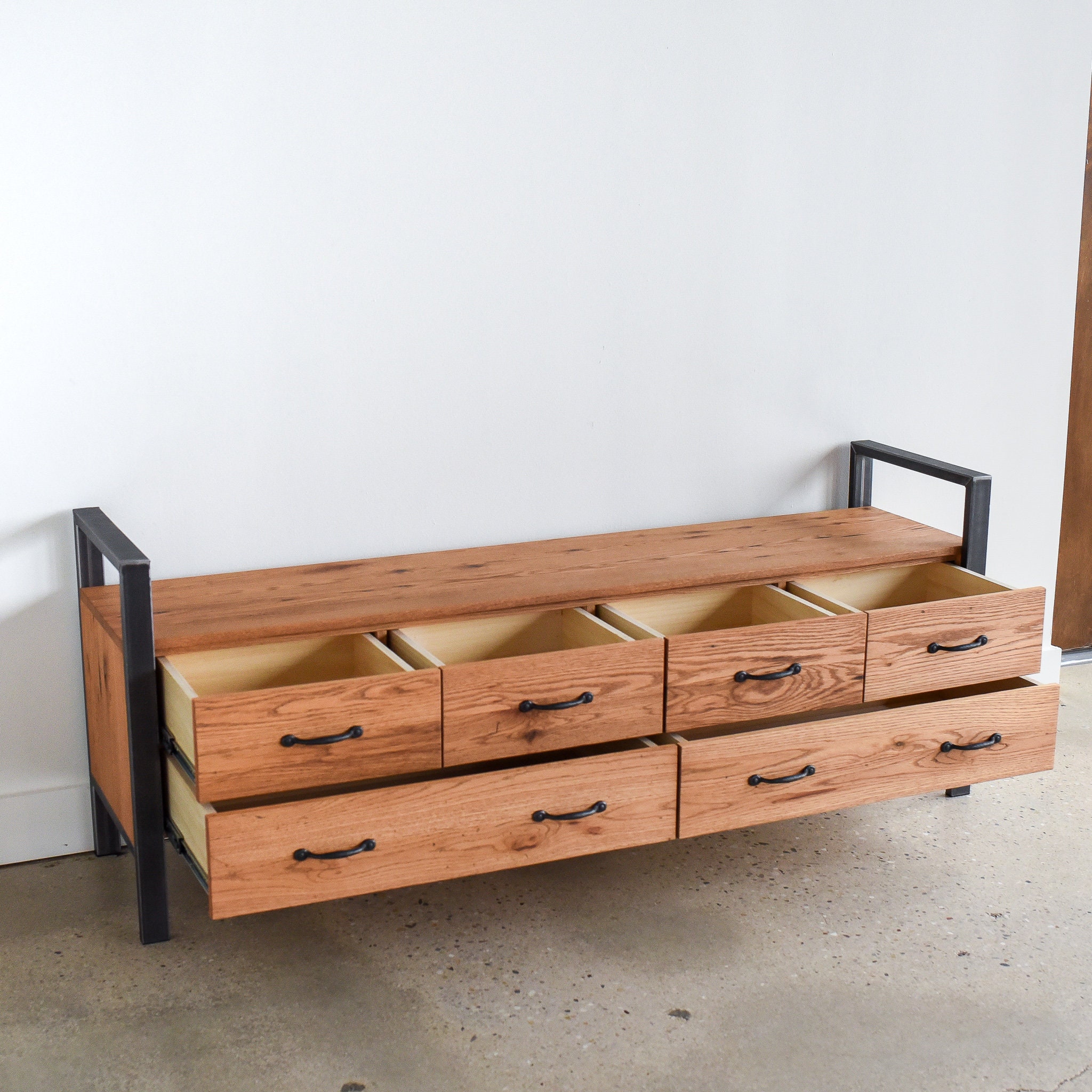 Storage Bench / 6-Drawer Entryway Bench / 72 Industrial | Etsy
