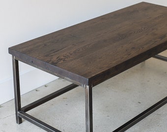 Stoic Coffee Table / Reclaimed Wood Industrial Coffee Table