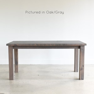 Rustic Farmhouse Kitchen Table / Reclaimed Wood Plank Dining Table - Etsy