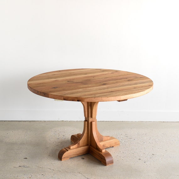 Round Farmhouse Table Pedestal, How To Make A Round Pedestal Table