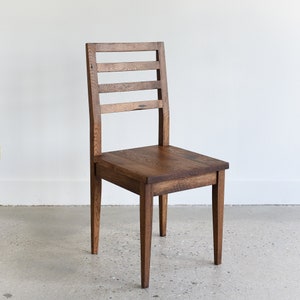 Industrial Reclaimed Wood Dining Chair Etsy