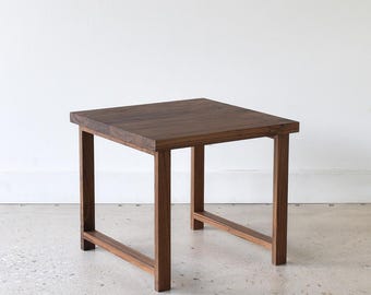 Modern Solid Wood End Table