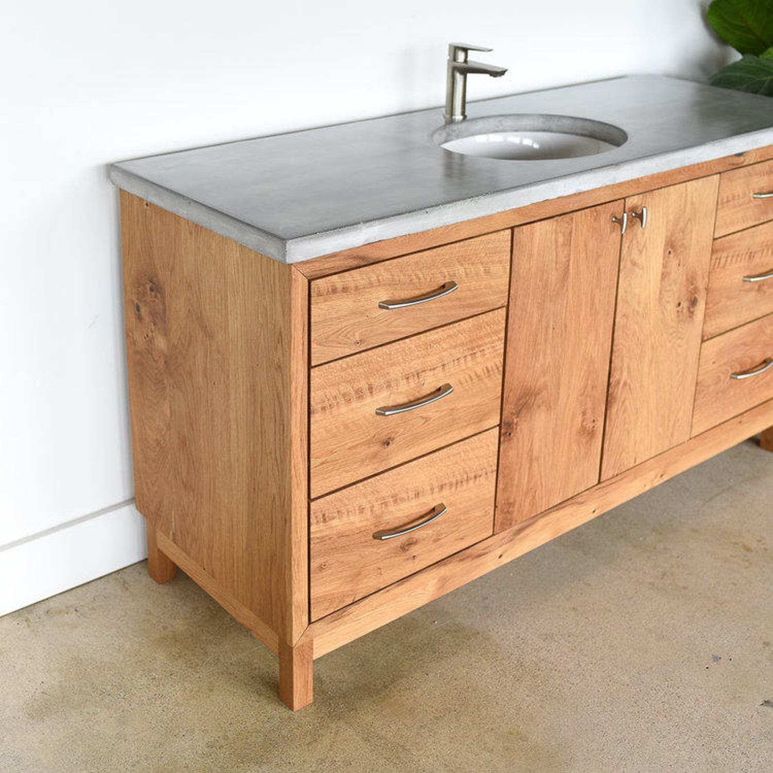 60 Custom Bathroom Vanity Made From Reclaimed Wood - Etsy