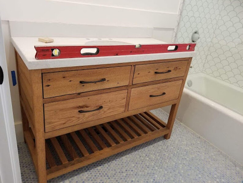 Farmhouse Bathroom Vanity Reclaimed Wood