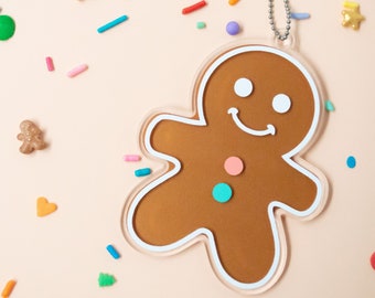Hombre de pan de jengibre - Adornos navideños - Decoraciones navideñas