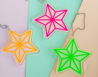 Estrella Neón y Pastel - Adornos navideños - Decoraciones navideñas