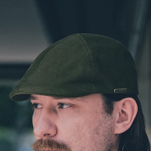 RUSTY Cotton Duckbill 6 Panels Mens Flat Cap Lightweight Breathable Cabbie  Cabby Driving Bicycle  Joao's Spring Hat GREEN
