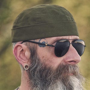 DOCKER ソフトコットン ビーニーキャップ 軽量 ドックワーカーハット ロングショアマン セーラー トロール船 レオンスタイル ネイビー ミリタリーウォッチキャップ トゥーク グリーン