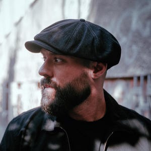 8 Panel Newsboy Cap Denim - Etsy