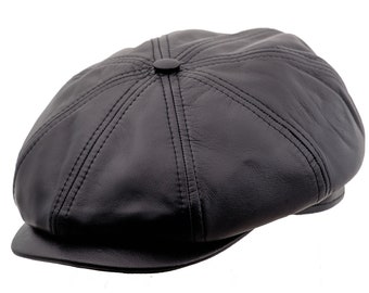leather ivy league cap