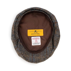 PEAKY Gorra Harris Tweed Newsboy 8 Panel Boina Gatsby Estilo Peaky Baker Boy Sombrero Lana Hombre Vintage Retro Elegante marrón azul imagen 6