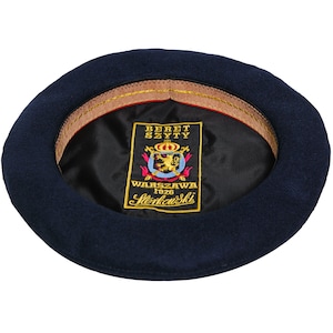 GRAND CLASSIC Wool Cloth Sewn Men&#39;s Beret French Artist Bohemian Beatnik Military Army Boy Scout Reservist Warm Winter Autumn Beret Hat BLUE