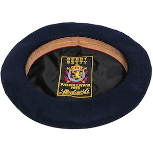 GRAND CLASSIC Wool Cloth Sewn Men's Beret French Artist Bohemian Beatnik Military Army Boy Scout Reservist Warm Winter Autumn Beret Hat BLUE