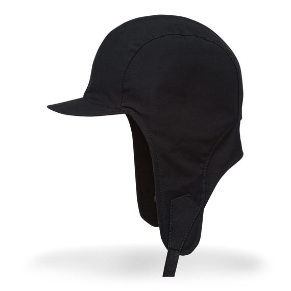 SHELTER Waxed Cotton Roam Trapper Hat Ear Tab Storm Cap Camo