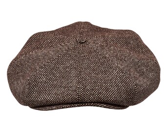 最新入荷 SALE Bandit Cap Apple Newsboy Panel 8 Wool Tweed PEAKY - 帽子