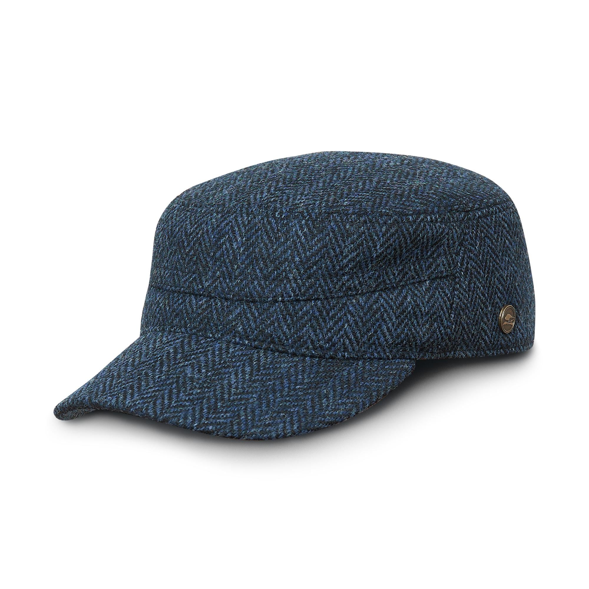 PATROL Harris Tweed Wool Patrol Cap Jockey Hat Military Hunting