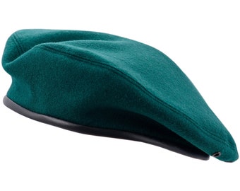 VENTE! - SCOUT Style militaire fait à la main artisanat laine classique artiste bérets armée chaud hommes femmes hiver automne printemps casquette vert