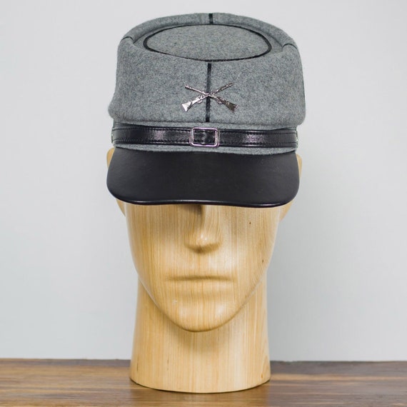 BLUE AND GRAY Wool Kepi Cap American 