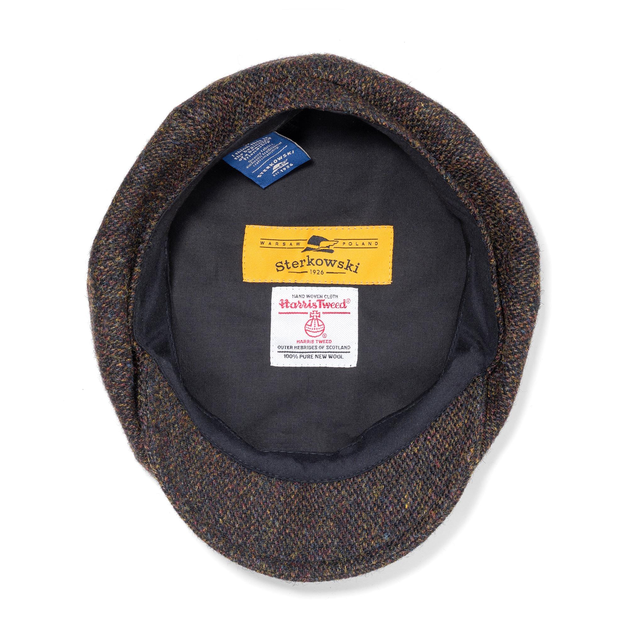 Harris Tweed® Cap Women\'s Newsboy Hat Genuine Handwoven Cloth 100% Wool SCOTLAND Arnol Harris Tweed Wool Newsboy Cap – Village Hat Shop main image 2