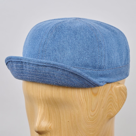 MECHANIC Denim Baseball Cap Brim Beanie Service Running