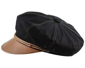 HARLEY Cotton Leather Visor Vintage 
