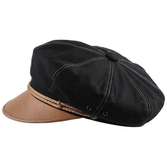 HARLEY Cotton Leather Visor Vintage 