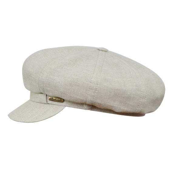 GAVROCHE Linen Balloon 8 Panels Large Crown Cap Light Airy French